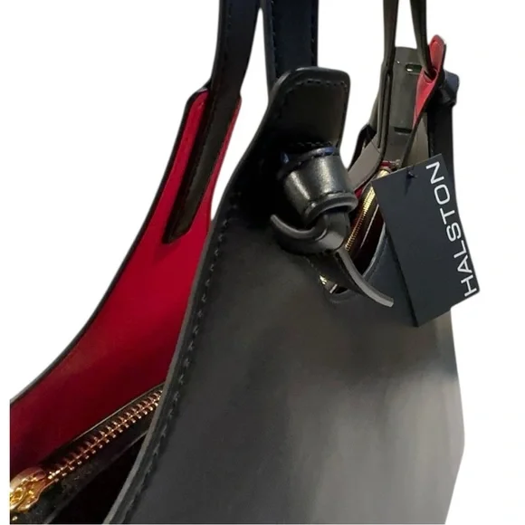 Halston Brooke Mini Tote Bag Beautiful Work Bag or all occasions Purse Brand New - Picture 5 of 15